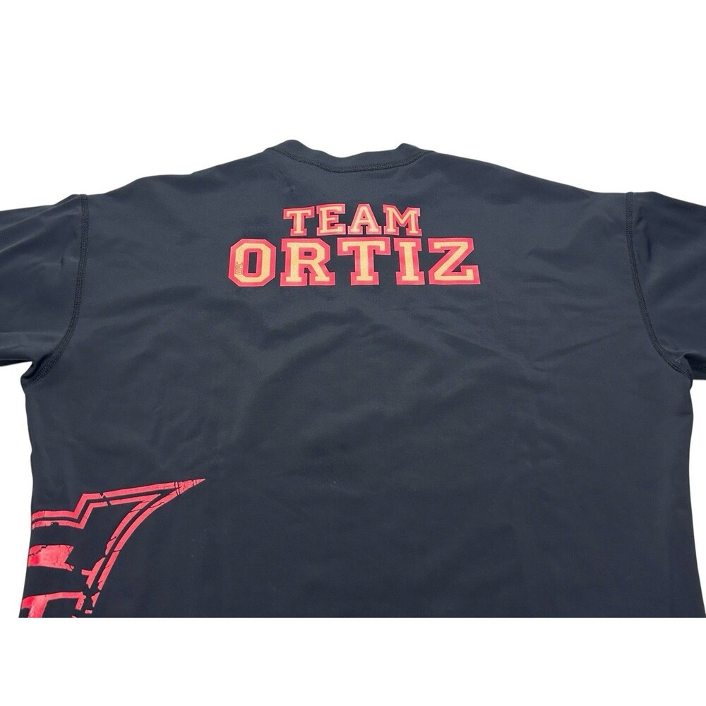 Men's Tapout The Ultimate Fighter 'Team Ortiz' Short Sleeve Compression Shirt XL - Picture 5 of 8